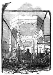 Ruins of the Octagon Building, 1844. Creator: Ebenezer Landells.