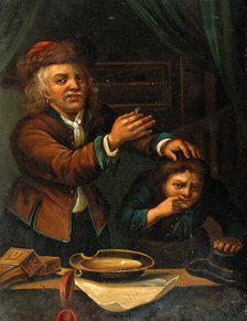 A surgeon extracting a tooth, c1650s. Creator: Unknown.