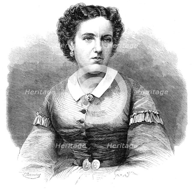 Mdlle. Trebelli, of Her Majesty's Theatre, 1862. Creator: Unknown.