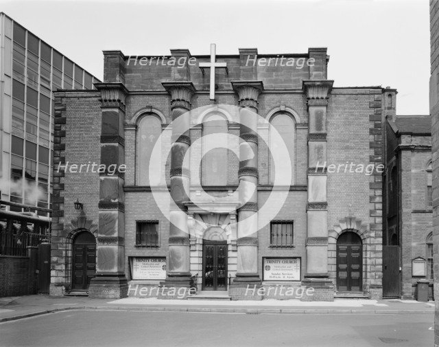 Exterior of Trinity Church, George Street, Burton-upon-Trent, Staffordshire, 2000. Artist: M Hesketh-Roberts