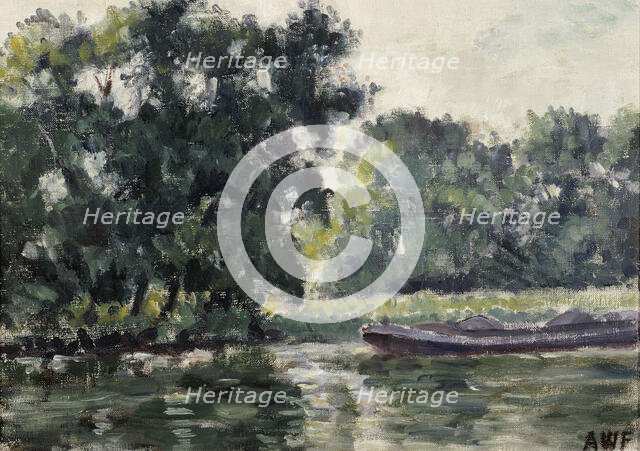 Richmond, a River Landscape, 1924. Creator: Alfred William Finch.