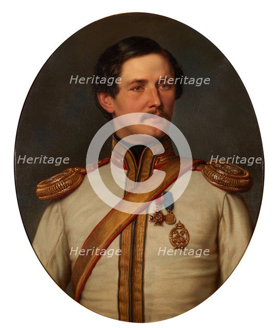 Peter Dominikus Ludwig (1831-1887), Prince of Sayn-Wittgenstein-Berleburg-Ludwigsburg, 1858.