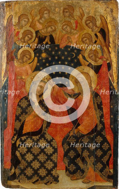 The Coronation of the Virgin, 1360s. Artist: Caterino Veneziano I (active 1362-1382)