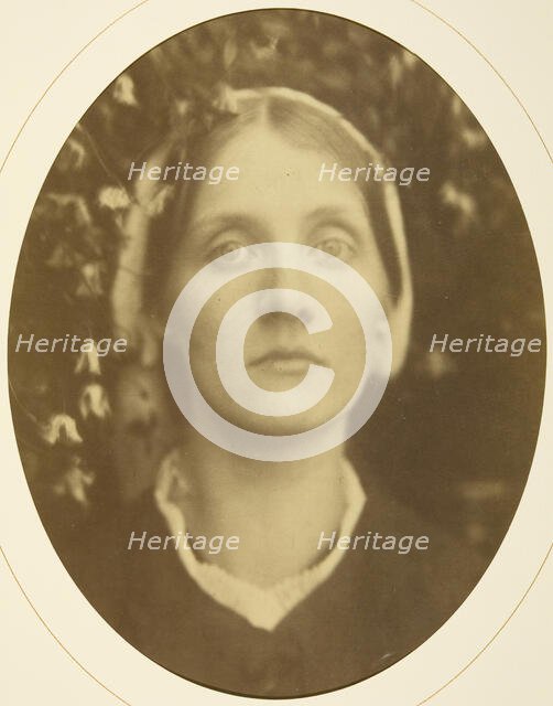 Mrs. Herbert Duckworth, ("A Beautiful Vision"), 1872. Creator: Julia Margaret Cameron.