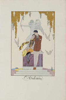 Falbalas et fanfreluches: L'Automne, 1925. Creator: Barbier, George (1882-1932).