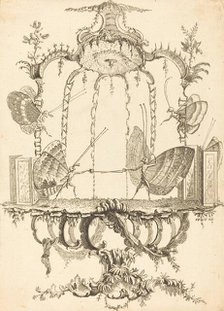 Le Duel, in or after 1756. Creator: Charles-Germain de Saint-Aubin.