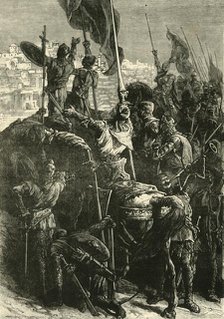 'The Crusaders Before Jerusalem', (1099), 1890. Creator: Unknown.
