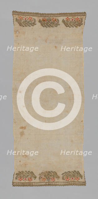 Towel, Turkey, 19th century. Creator: Unknown.