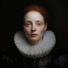 AI Image - Portrait of Mary, Queen of Scots, 1560s, (2023).  Creator: Heritage Images.