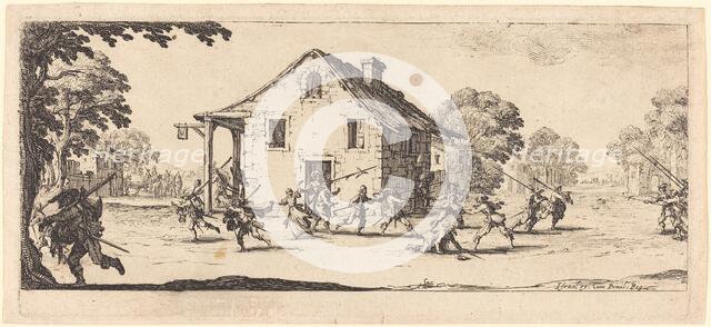 Scene of Pillage, c. 1633. Creator: Jacques Callot.