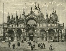'West Front of St. Mark's, Venice', 1890. Creator: Unknown.