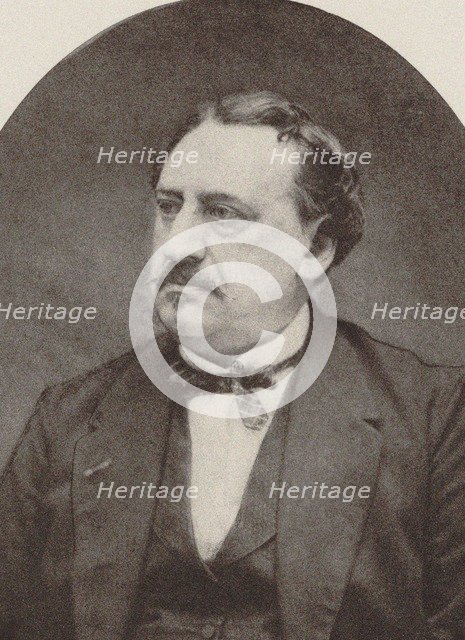 Portrait of the composer Friedrich von Flotow (1812-1883), 1880.