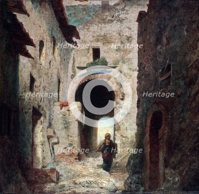 'The Moorish Gate', 1835.  Artist: Eugene Isabey
