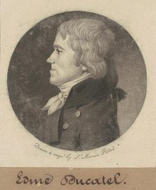Edme Ducatel, 1800. Creator: Charles Balthazar Julien Févret de Saint-Mémin.