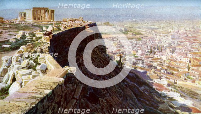 Erechtheion, Athens, Greece, c1924. Artist: Unknown