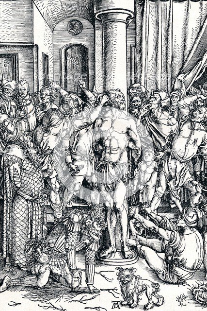 'The Flagellation of Christ', 1498 (1906). Artist: Albrecht Durer.