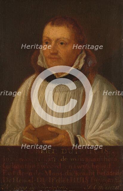 Portrait of Huybert Duyfhuys (c.1515-81), Pastor of the Church of St James, Utrecht, 1630-1670. Creator: Hendrik Martensz. Sorgh.