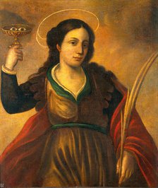 Saint Lucy, c16th century. Creator: Unknown.