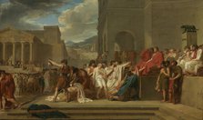 Brutus Condemning His Sons To Death, 1788. Creator: Guillaume Lethiere.