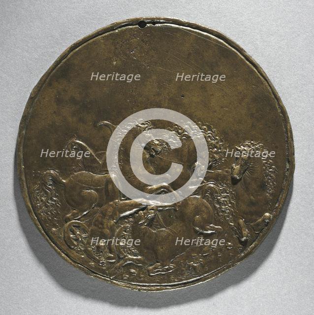 The Death of Hippolytus or Fall of Phaeton, 16th century. Creator: Moderno (Italian, 1467-1528).