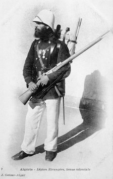 A legionnaire, Algeria, c1910. Artist: Unknown