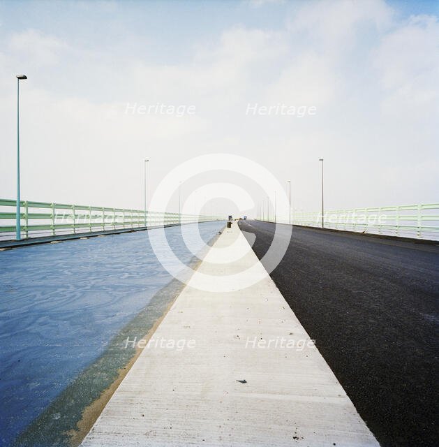 Second Severn Crossing, M4, New Passage, Pilning and Severn Beach, Glos, 18/09/95 - 19/09/95. Creator: John Laing plc.