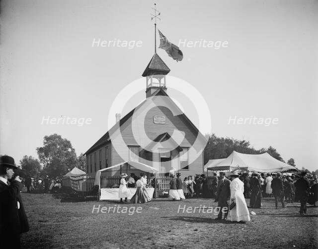 County fair, St. John Baptist Church of England, probably St. Clair Flats, Mich., c1900-1920. Creator: Unknown.