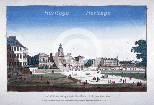 View of Horse Guards, Westminster, London, c1760.                                        Artist: Anon