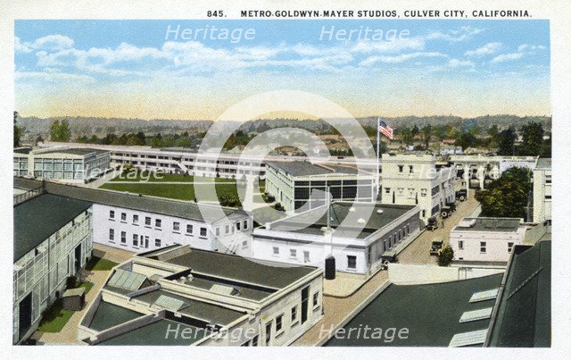 Merto-Goldwyn Mayer Studios, Culver City, California, USA, 1925. Artist: Unknown