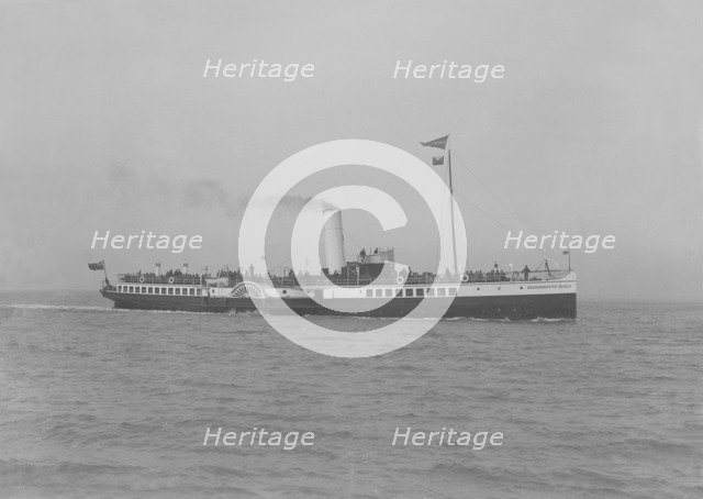 The 353 ton 'Bournmouth Queen' under way. Creator: Kirk & Sons of Cowes.