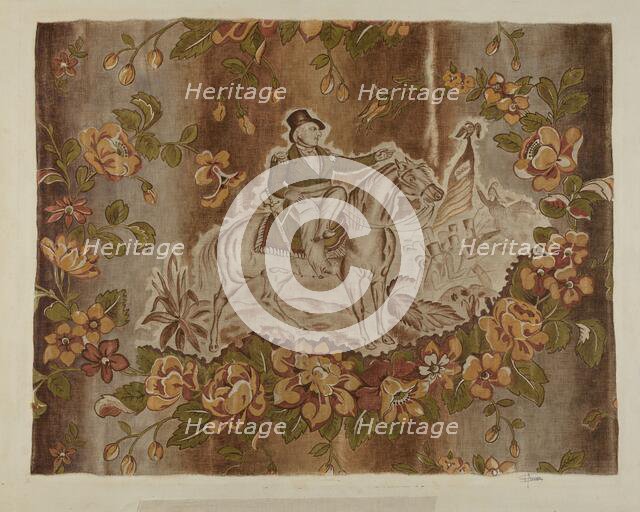 Historical Printed Textile, c. 1939. Creator: Esther Hansen.