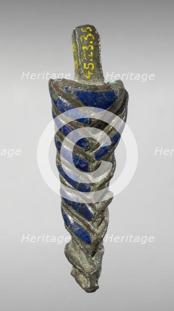 Braided Divine Beard for Attachment to a Larger Figure, Late Period-Ptolemaic Period (711-30 BCE). Creator: Unknown.