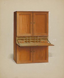 Shaker Desk, c. 1938. Creator: Irving I. Smith.