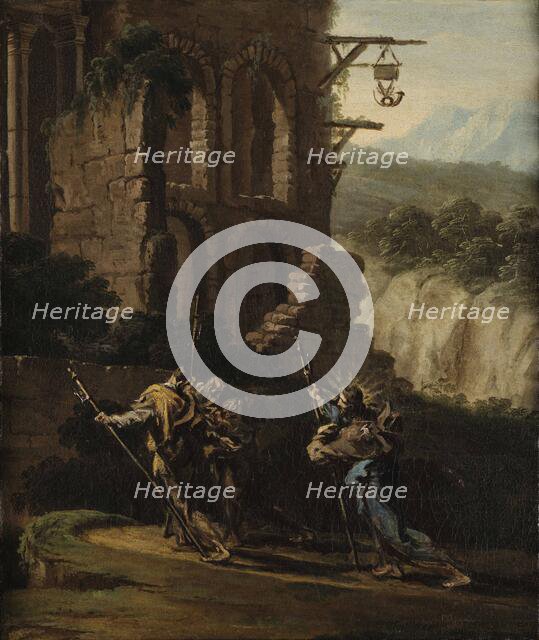 On the Road to Emmaus. Creator: Magnasco, Alessandro (1667-1749).