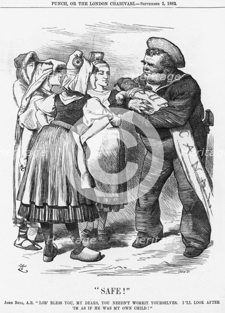 Safe!, 1882. Artist: Joseph Swain