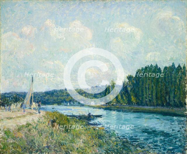 The Banks of the Oise, 1877/1878. Creator: Alfred Sisley.