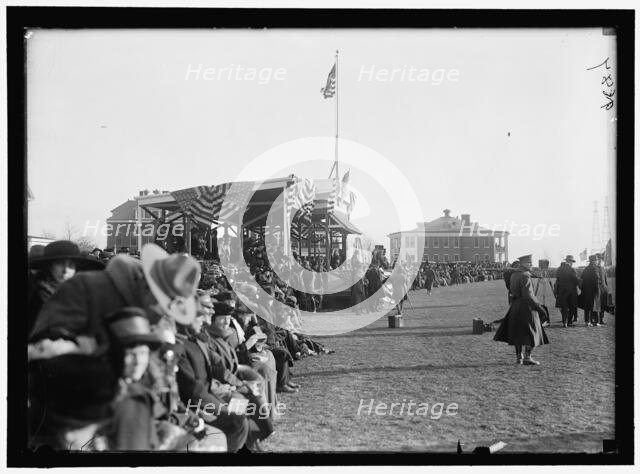 Fort Myer Officers Training School, between 1916 and 1918. Creator: Harris & Ewing.
