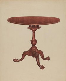 Tip-top-table, 1937. Creator: Frank Wenger.