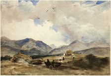 In Wales between Bangor and Capel Curig, 1830s. Creator: Peter de Wint.