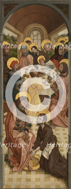 Christ Washing the Feet of the Apostles and Last Supper, 4th quarter of 15th century. Creator: Anon.