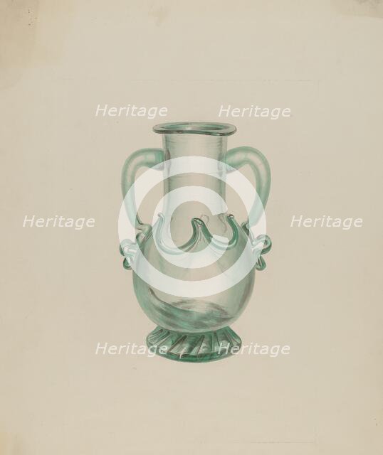 Vase, 1935/1942. Creator: Michael Fenga.