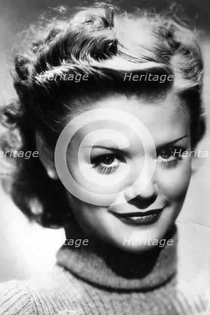 Simone Simon (1910-2005), French actress, c1930s-c1940s. Artist: Unknown