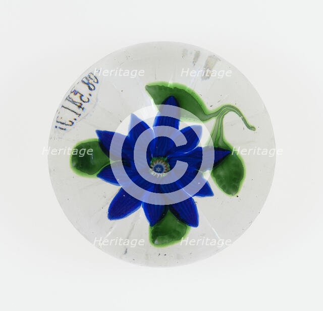 Paperweight, France, c. 1845-60. Creator: Saint-Louis Glassworks.