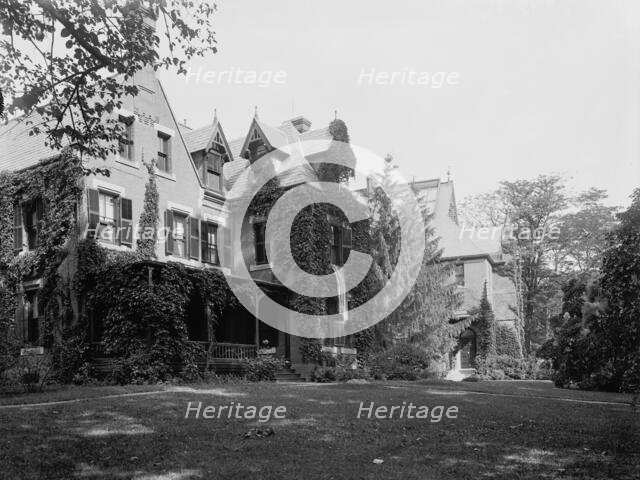 President Seelye's residence and Hillyer Art Gallery, Smith College, Northampton, Mass., c.1900-1906 Creator: Unknown.