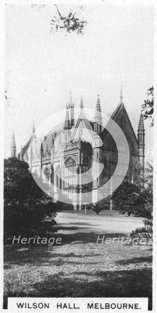 Wilson Hall, Melbourne, Australia, 1928. Artist: Unknown