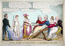 'How to get un-married, ay, there's the rub!', 1820. Artist: JL Marks