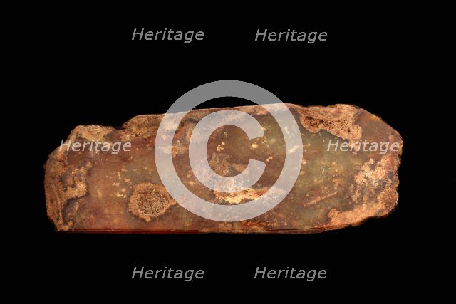 Fragment of a ceremonial axe, Western Zhou dynasty, ca. 1050-771 BCE. Creator: Unknown.