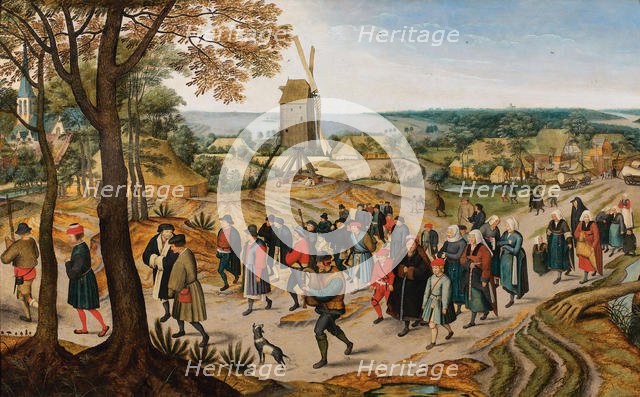 The Wedding Cortège, 1627. Creator: Brueghel, Jan, the Younger (1601-1678).