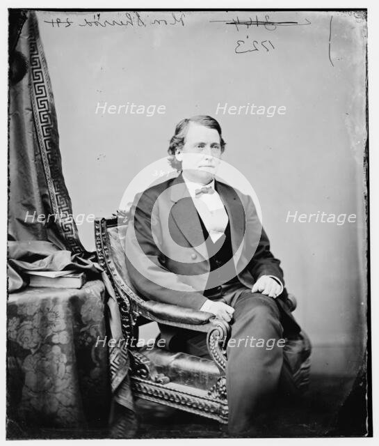 William Crawford Sherrod of Alabama, between 1860 and 1875. Creator: Unknown.