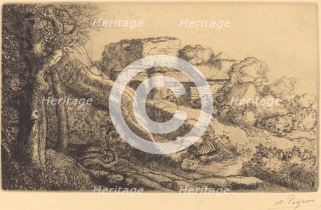 Little Burner of Grass (Le petit bruleur d'herbe). Creator: Alphonse Legros.